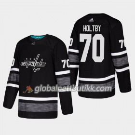 Washington Capitals Hockeydrakt Braden Holtby 70 Svart 2019 NHL All-Star Adidas Authentic - Herre